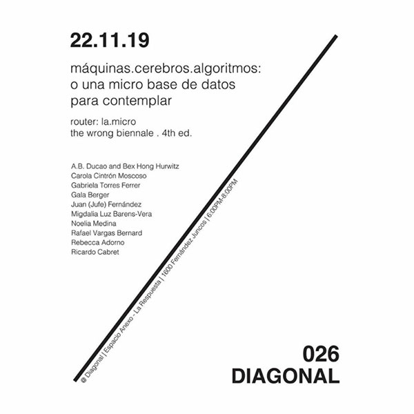 máquinas.cerebros.algoritmos: o una microbase de datos para contemplar